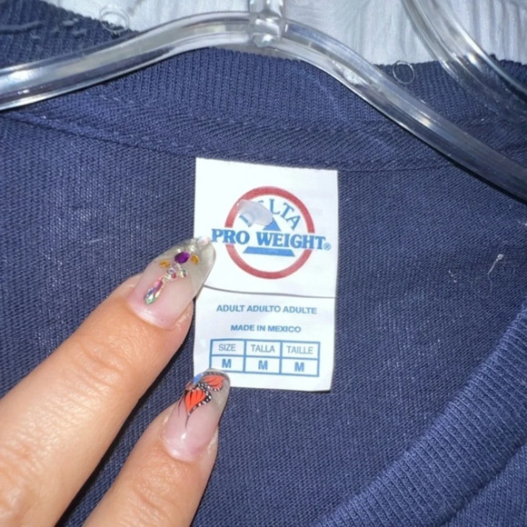 Deer American Flag Delta pro T-shirt land of the free because the brave size M - Picture 3 of 9